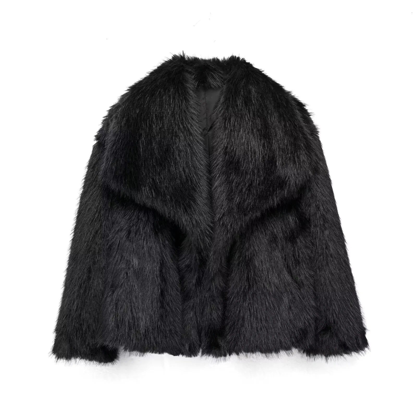 Manhattan - Cropped Faux Fur Jacket