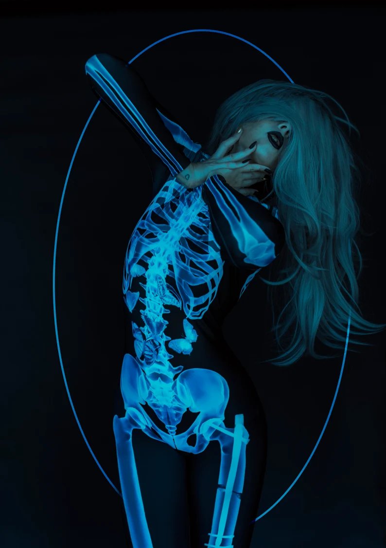 Skeleton Bodysuit | Free Shipping Today!