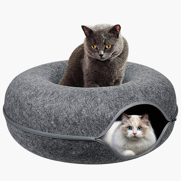 Jenn - My cat is obsessed with this!! It’s her new go to nap spot!⭐⭐⭐⭐⭐Cat Tunnel Bed |Free Shipping TODAY!