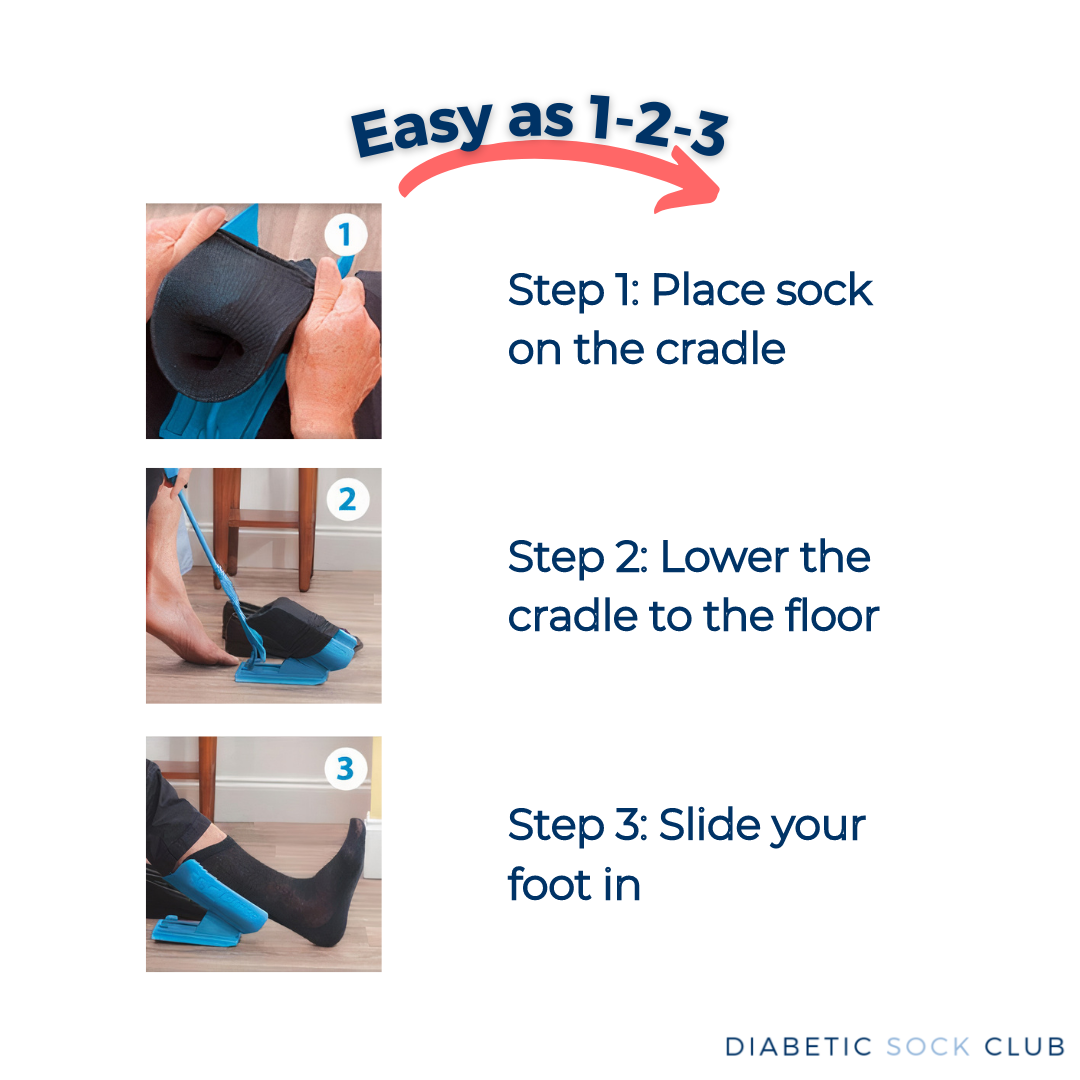 Over 50% Off + Free Shipping TODAY! | Sock Aid Slider Kit (Easy On, Easy Off)