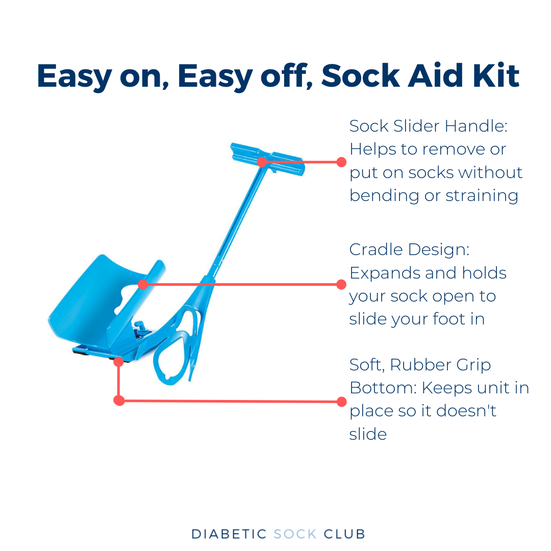 Over 50% Off + Free Shipping TODAY! | Sock Aid Slider Kit (Easy On, Easy Off)