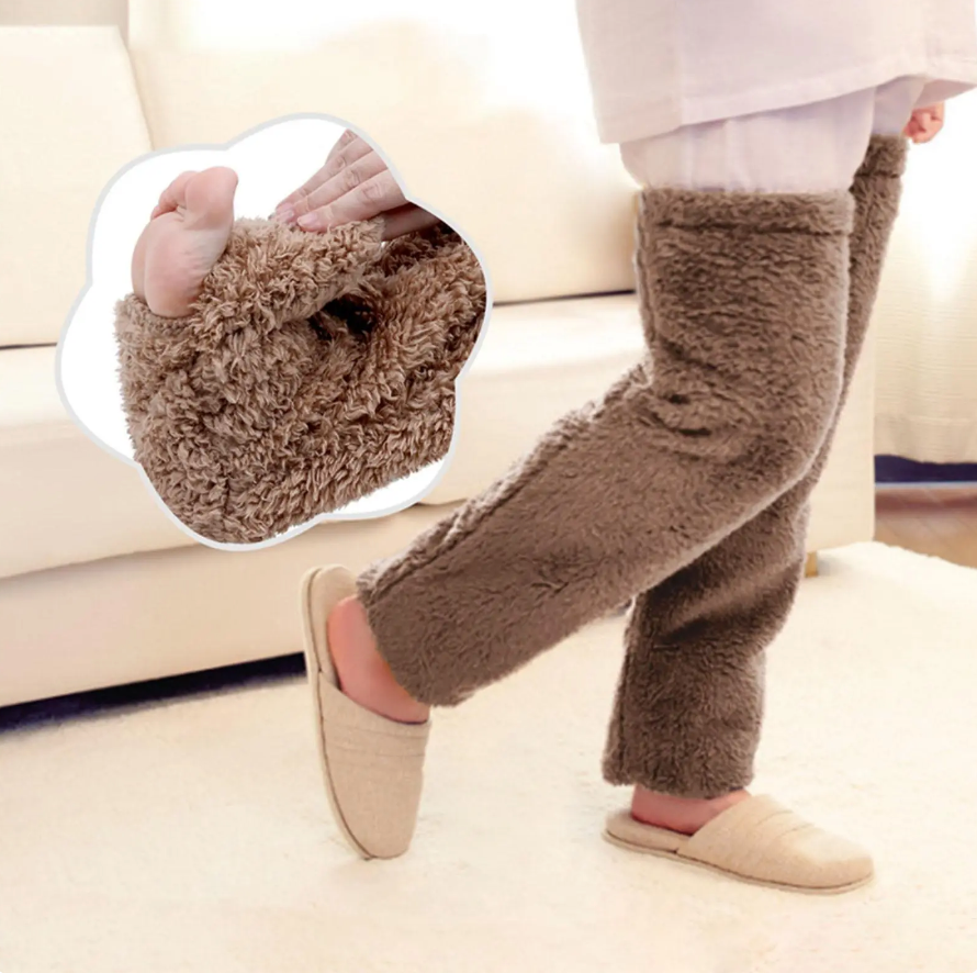 Over 50% Off + Free Shipping TODAY! | Fuzzy Legs Sock Slipper