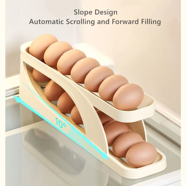 New Automatic Roll-Down Double-layer Egg Dispenser