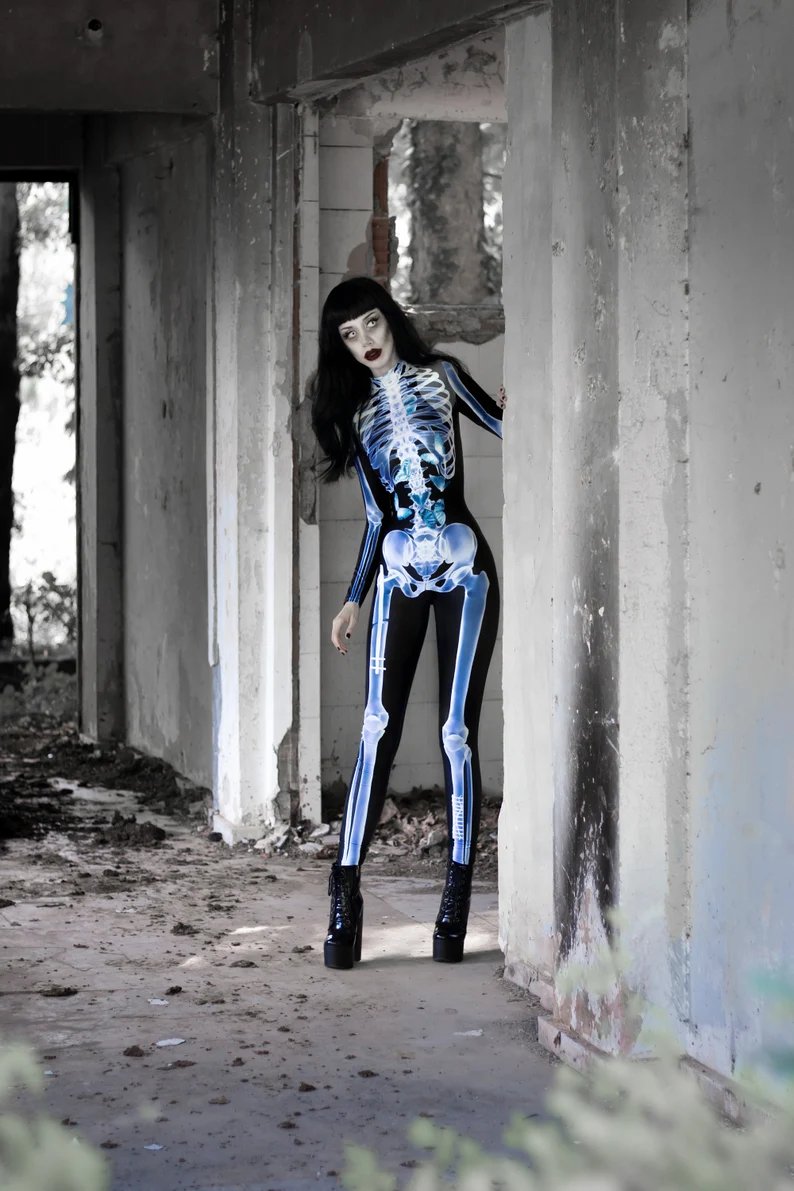 Skeleton Bodysuit | Free Shipping Today!