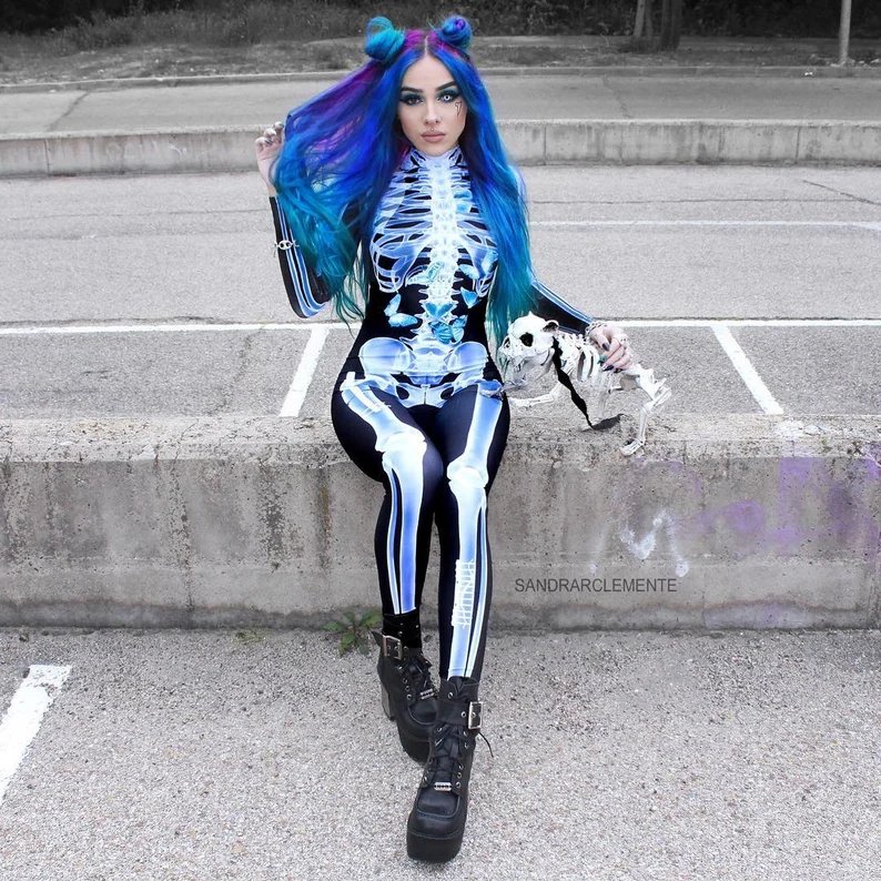 Skeleton Bodysuit | Free Shipping Today!