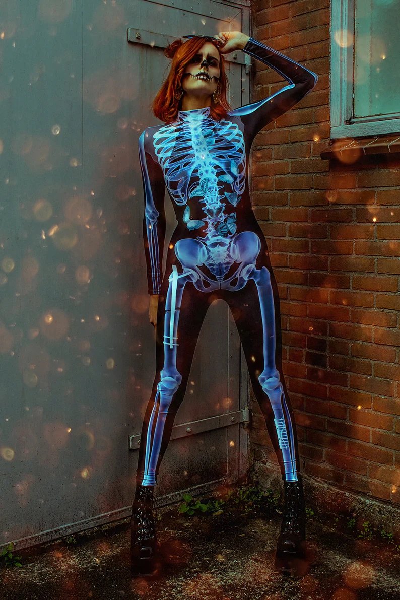 Skeleton Bodysuit | Free Shipping Today!