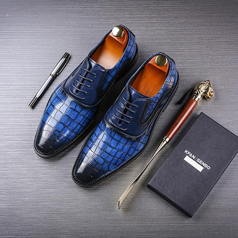 Luxury Italian Style Oxford Shoes for Men's Luxury Wedding - Leather Fashion Groom Footwear.