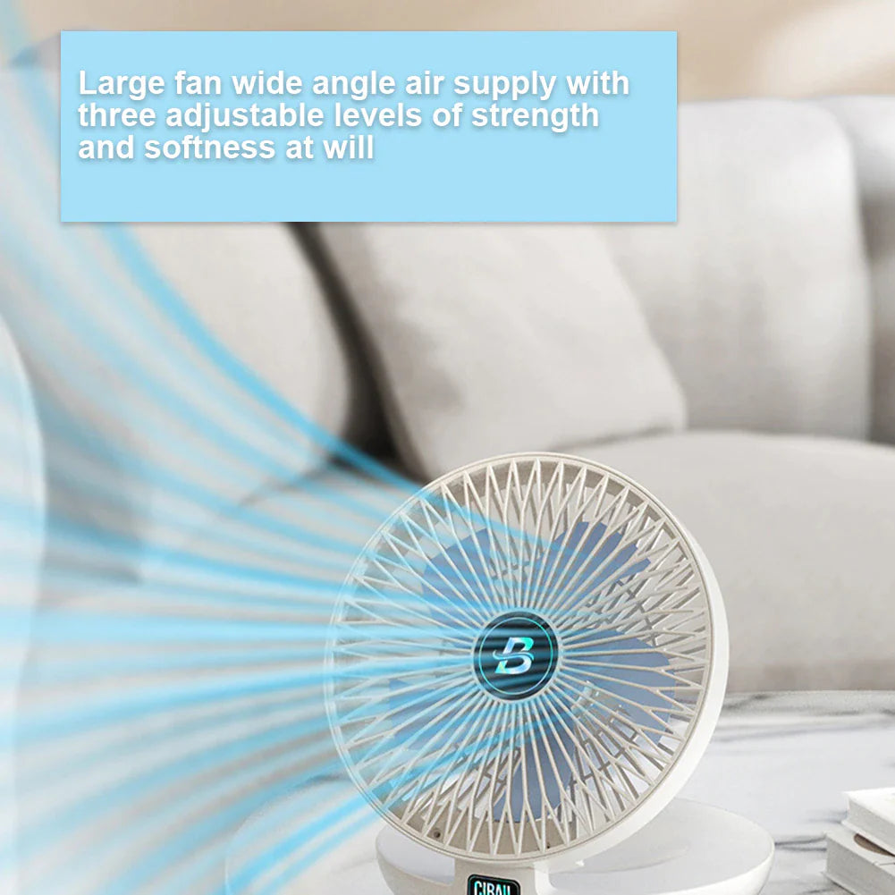 Household Dual-use Kitchen Fan - Rechargeable
